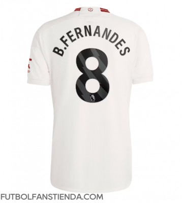 Manchester United Bruno Fernandes #8 Tercera Equipación 2023-24 Manga Corta